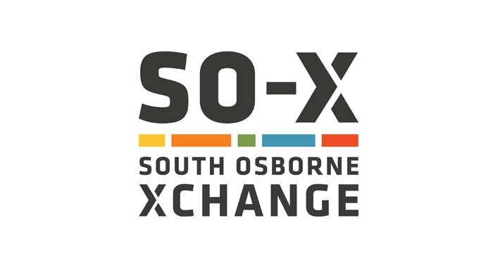 South Osborne Xchange (SO-X) logo designed by 6P Marketing