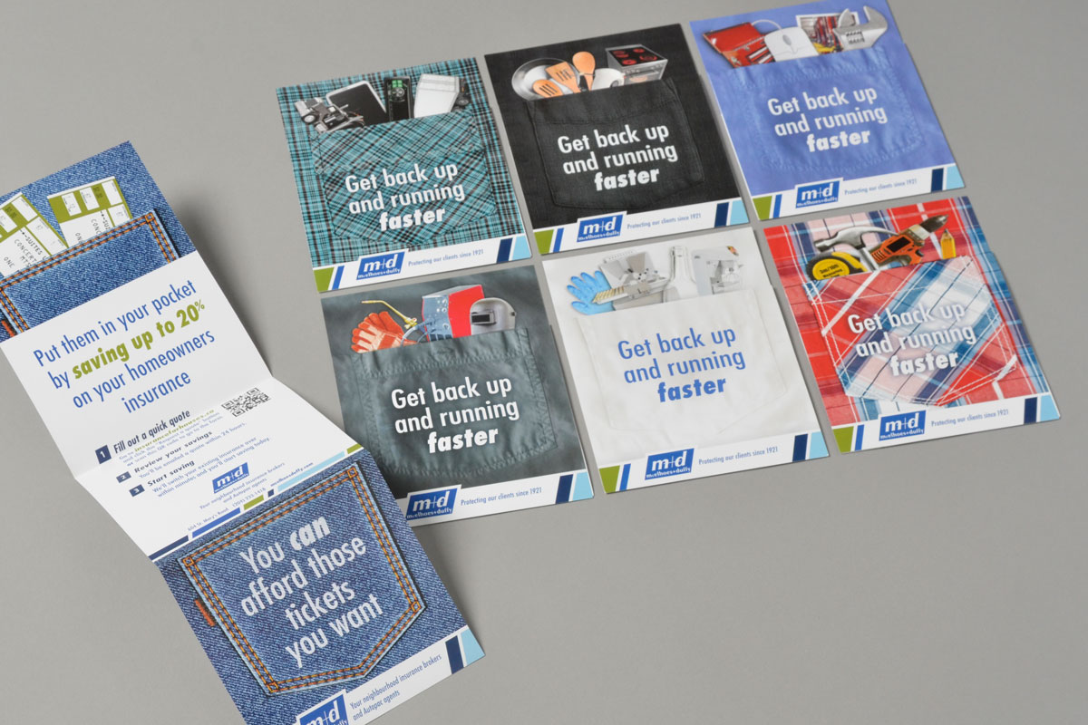 Brochure series designed by 6P Marketing for McElhoes & Duffy