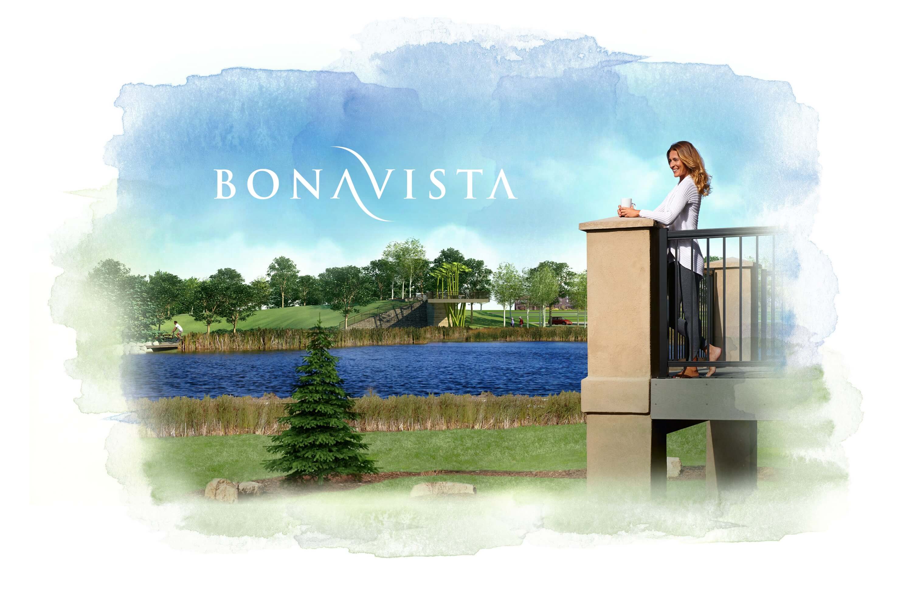 Google display ad creative designed by 6P Marketing featuring Genstar's Bonavista community