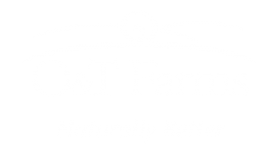 O&T Farms logo in white