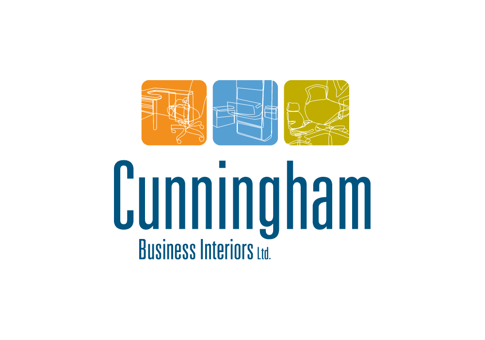 Cunningham Business Interiors logo designed by 6P Marketing
