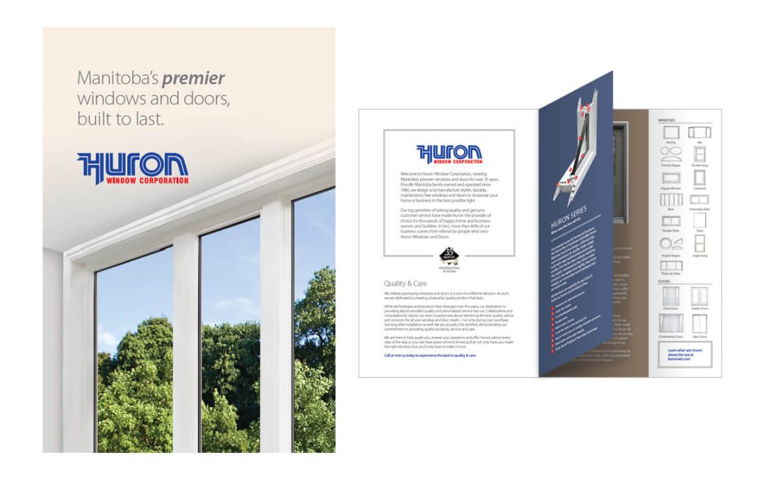 Brochure for Huron Windows