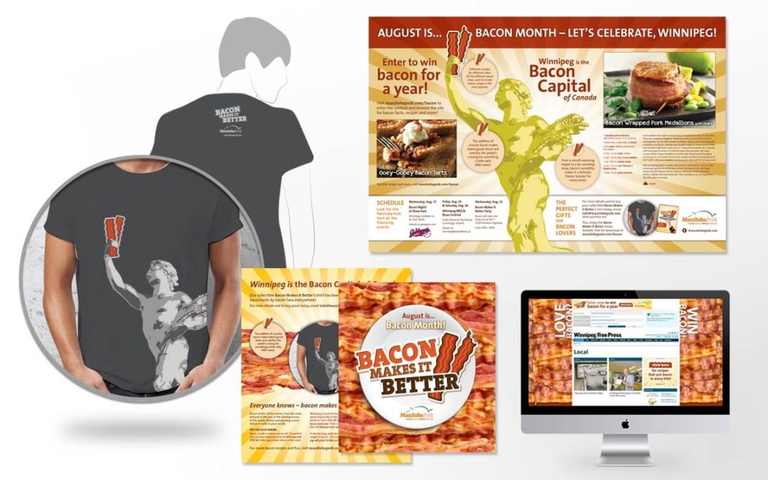 Campaign Materials for Manitoba Pork Bacon Month