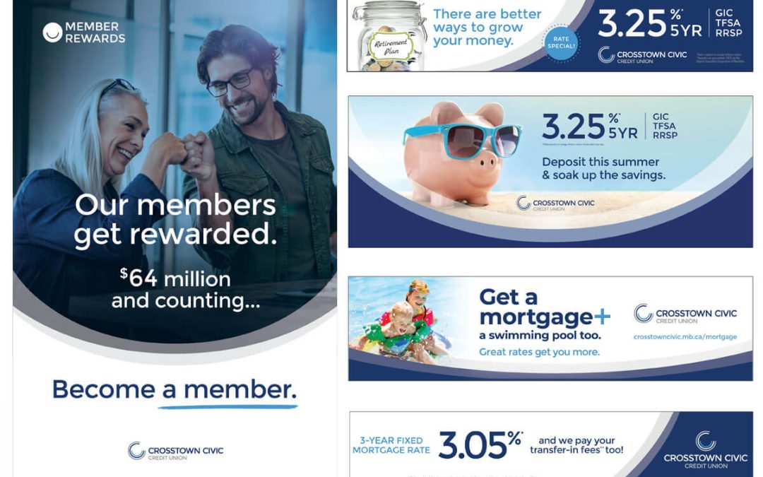 Display Ads for Crosstown Civic Credit Union