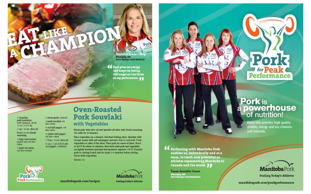 Print ad for Manitoba Pork