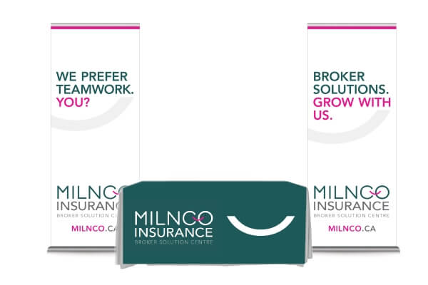 Tradeshow Display for Milnco Insurance