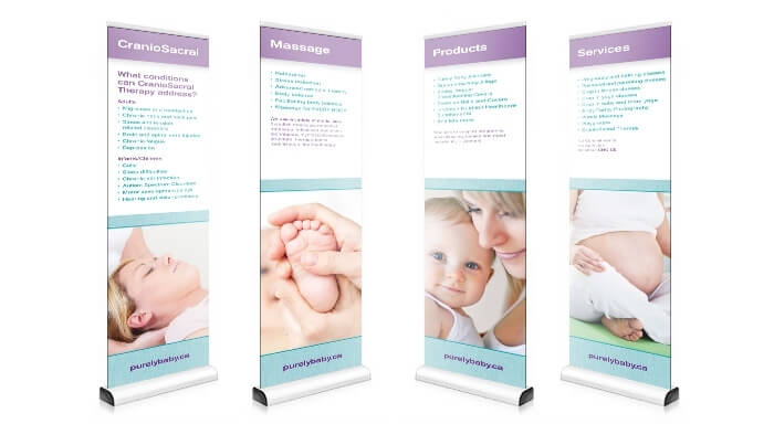 Tradeshow Display for Purely Baby