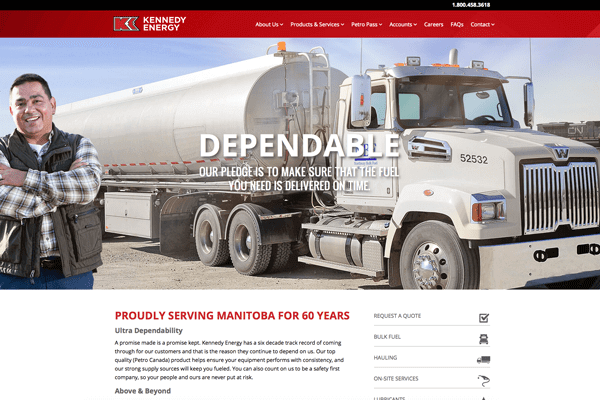 Website for Kennedy Energy