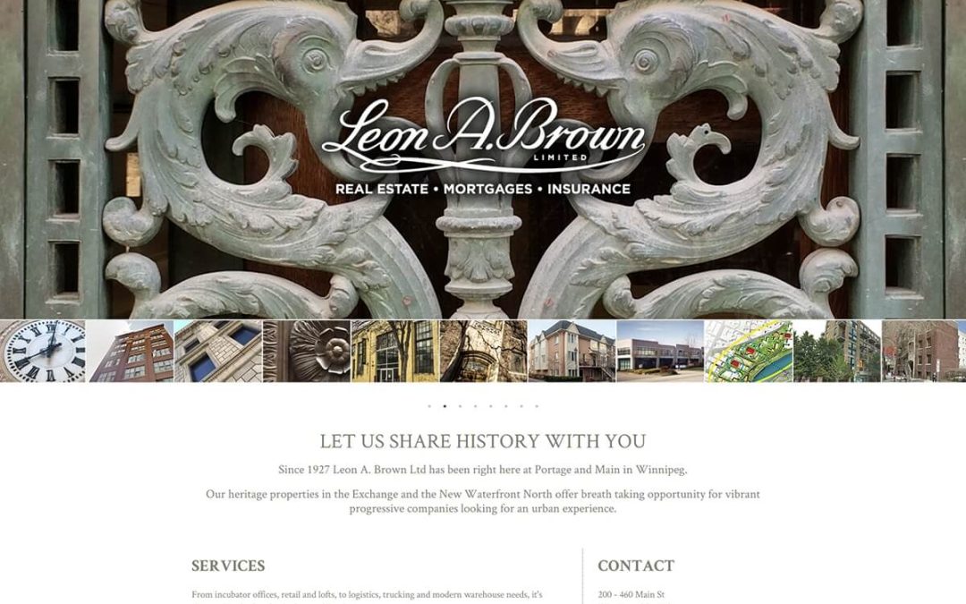 Website for Leon Brown