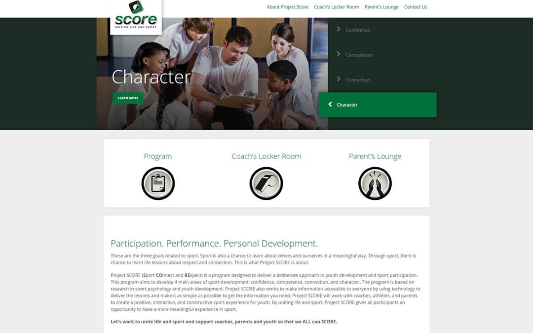 Website for Project Score