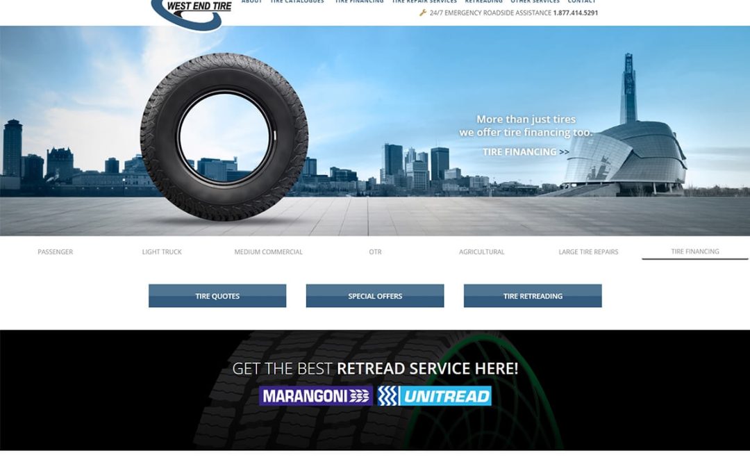 Website for West End Tire